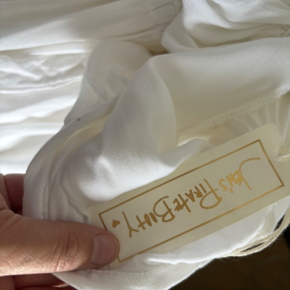 REVOLVE Jen's Pirate Booty Gray Maxi dress in White NWT Size Small - Picture 7 of 11